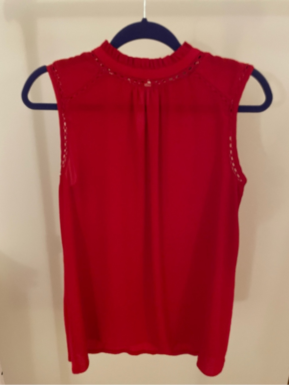Loft Sleeveless Red Top